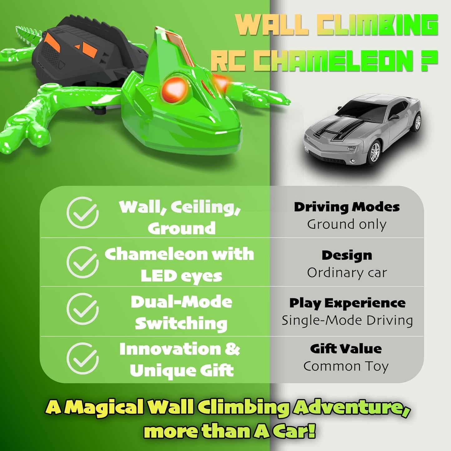 Wall Climbing Gecko