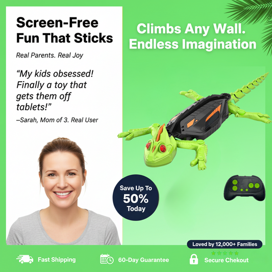 Wall Climbing Gecko
